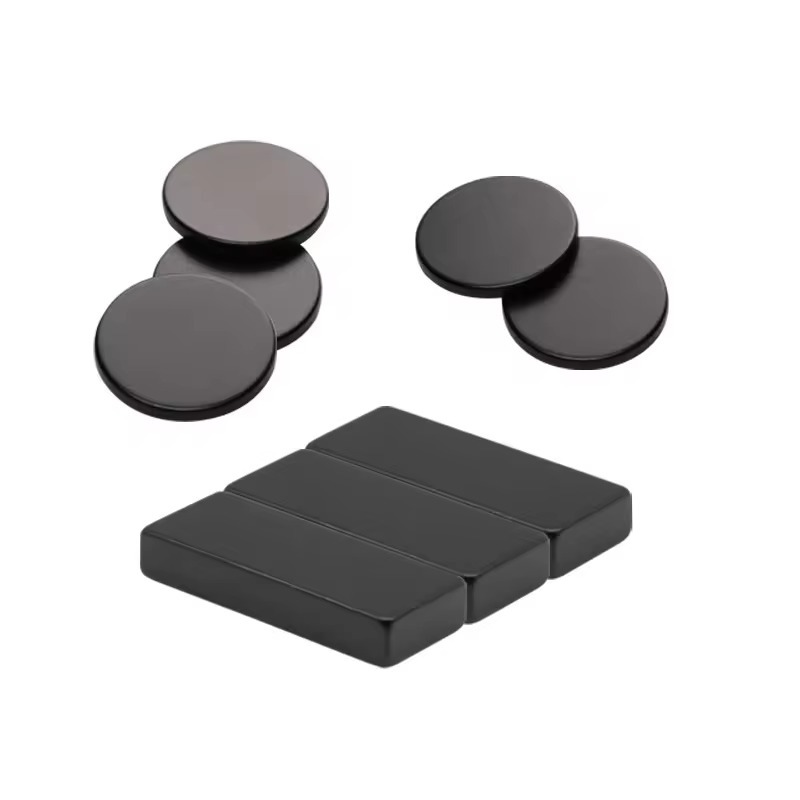 Strong Black Epoxy Neodymium Magnet - Shape: Round
