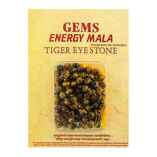Washable Tiger Eye Stone Gems Healing Mala