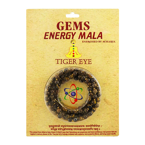 Washable Tiger Eye Stone Energy Mala
