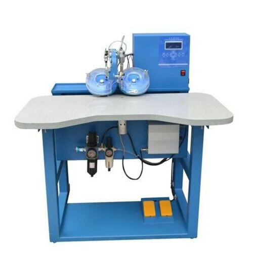 Blue Industrial Automatic Rhinestone Hot Fix Machine
