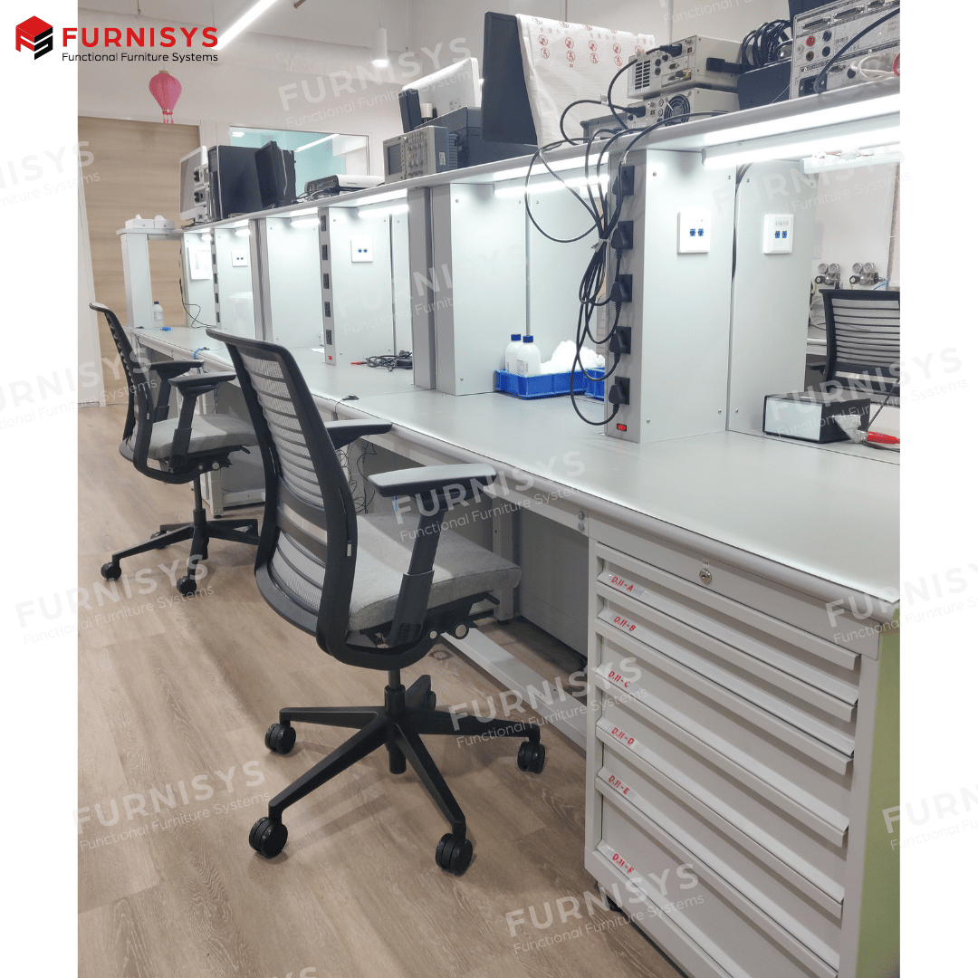 Antistatic Esd Table - Color: Green-white