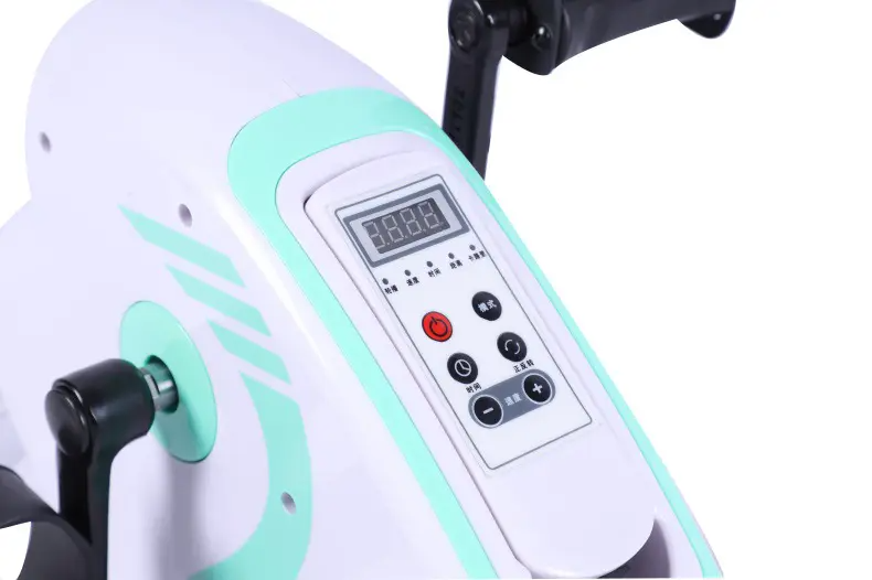 Motorized Electric Pedo Cycle - Portable Plastic, 5kg Weight | Lcd Display, Adjustable Speed Settings, Dual Functionality For Leg And Arm Exercises, User-friendly Controls, Ideal For Stroke Therapy And Senior Rehabilitation