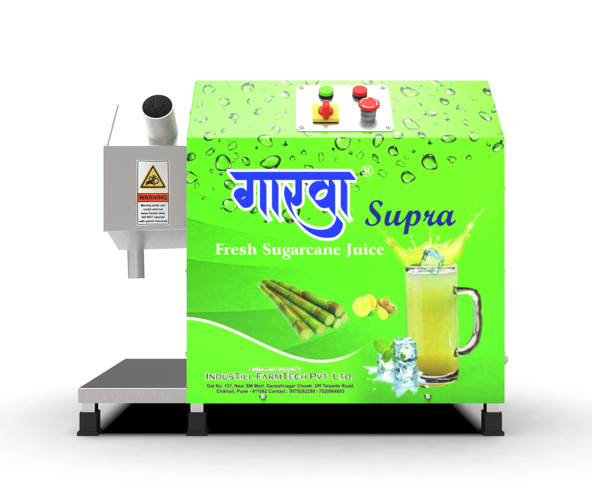 Gaarwa 5 Roller Sugarcane Juice Machine - 5 Roller Sugarcane Machine Price In India