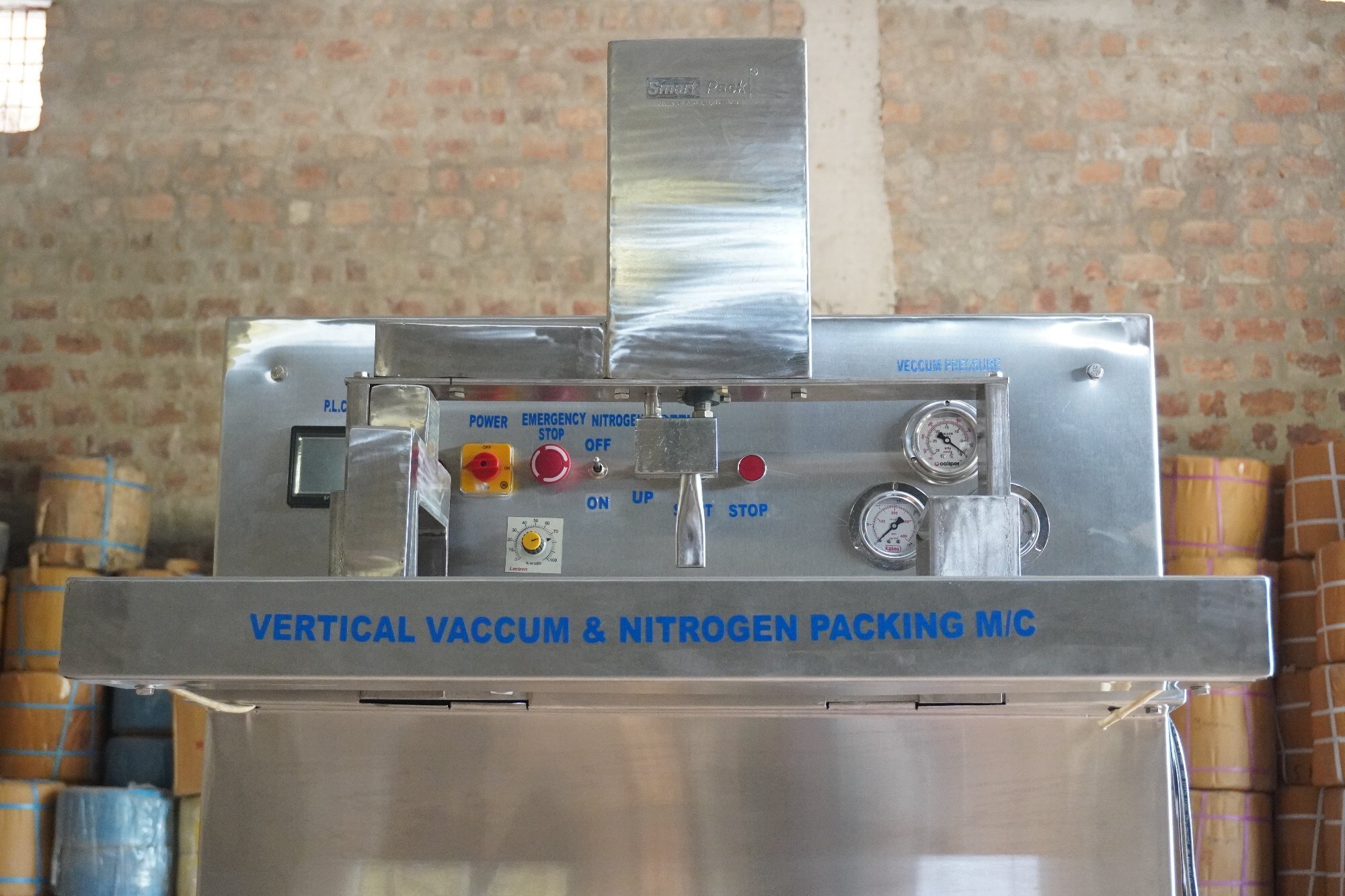 Vertical Vacuum With Nitrogen Flushing Machine 32" Ms - Application: Band Sealer Pouch Sealer