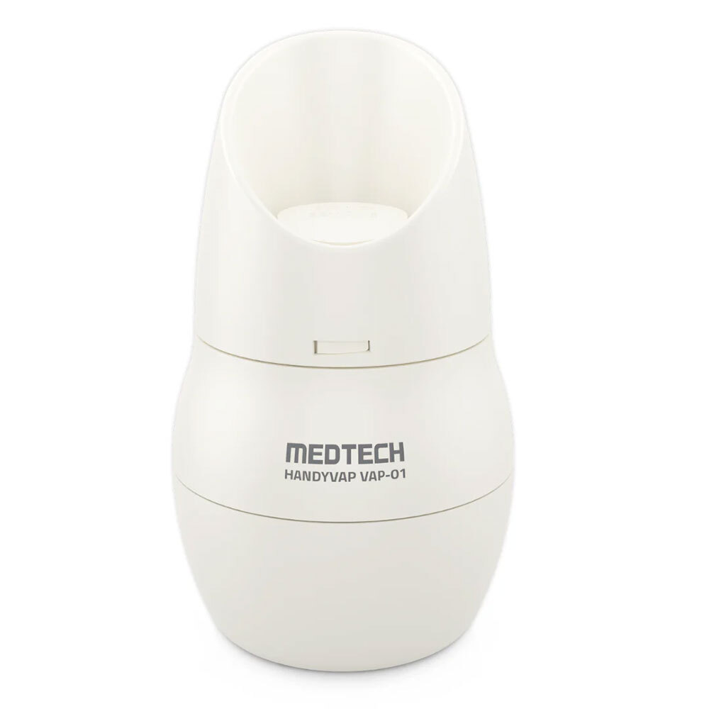 Steam Inhaler Handyvap - 100% Abs 1.5 M Long Cord 220 Vac 50hz | Portable Design Double-walled Body Safety Locking Cap
