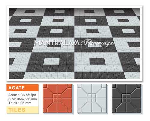 Agate Parking Tiles - Size: 306X306 Mm