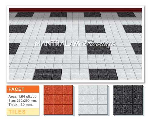 Nine Box Parking Tiles - Size: 300X300 Mm