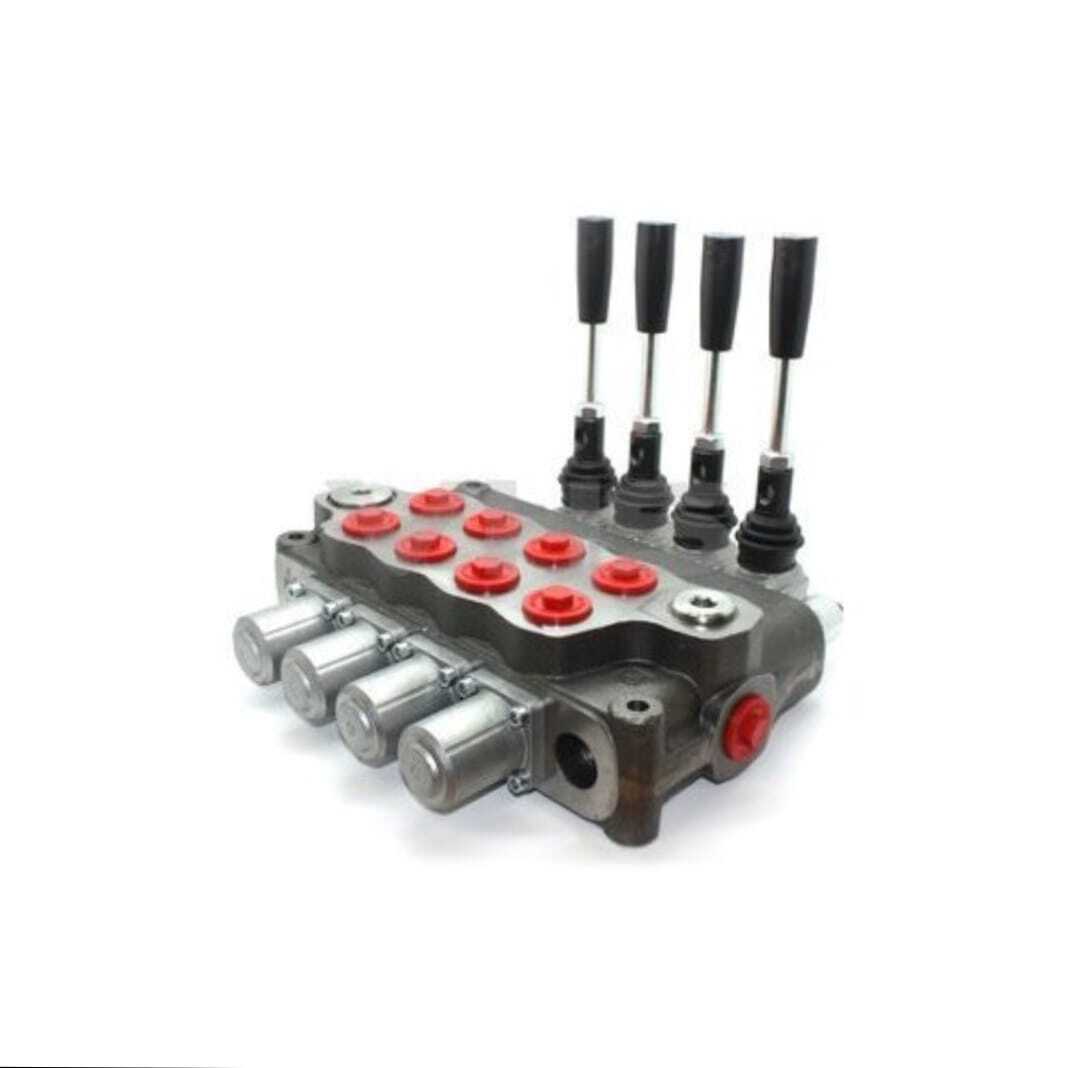 Walvoil Control Valve 4 Lever - Durable Steel Construction | Versatile Hydraulic Fluid Management For Efficient Machinery Operation