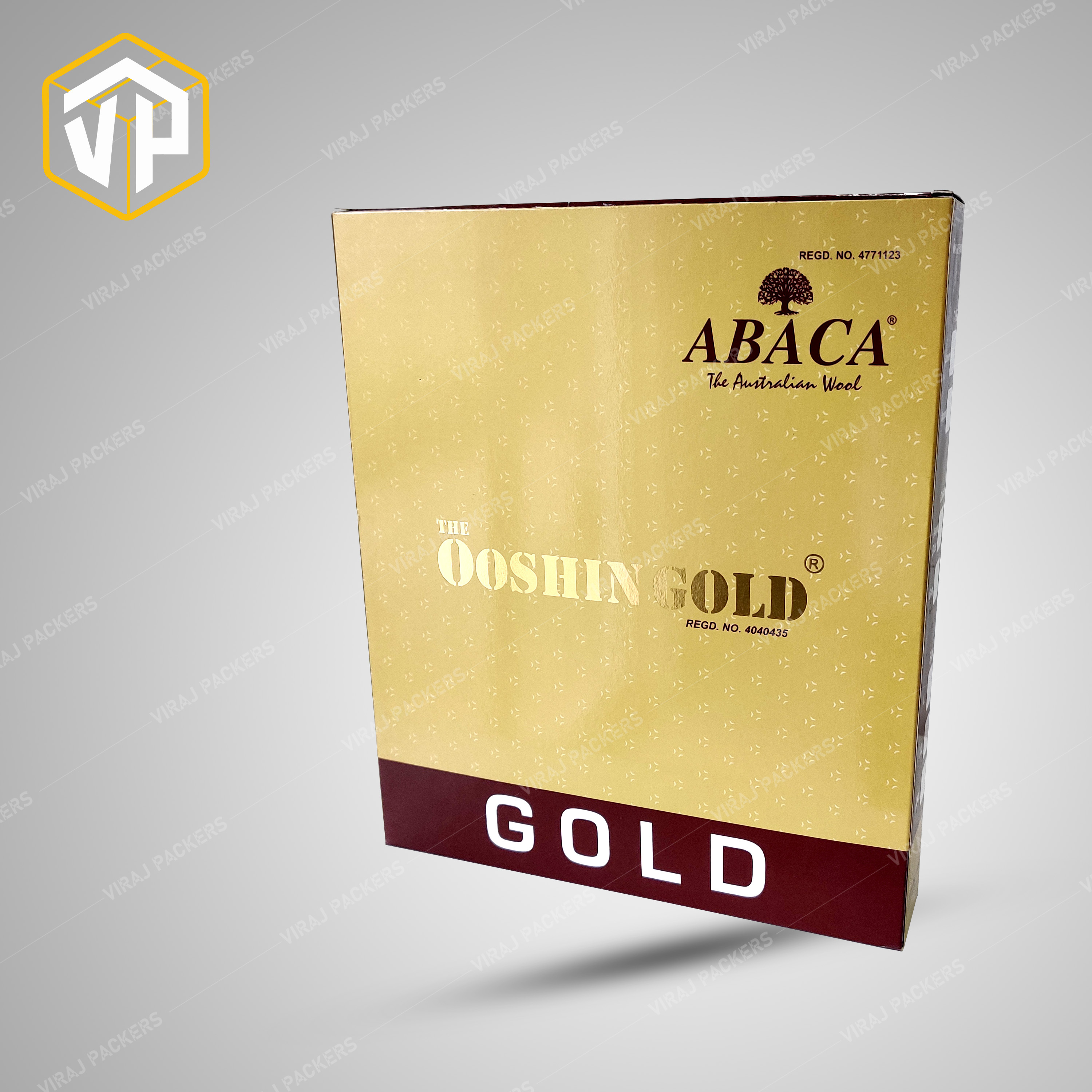 Customized Thermal Wear And Garments Packaging Box With Golden Foil Stamping - Finishing: Glossy Lamination