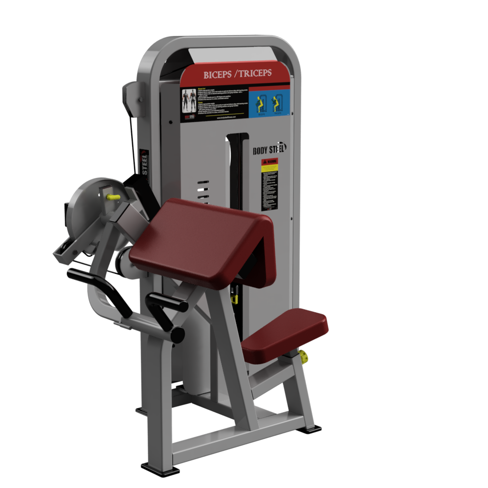 Bicep Curl Machine - High-quality Steel, Adjustable Seat Height & Arm Pad Positions, Ergonomic Pu Foam Padding, Customizable Color & Lifetime Warranty, Ideal For Muscle Gain