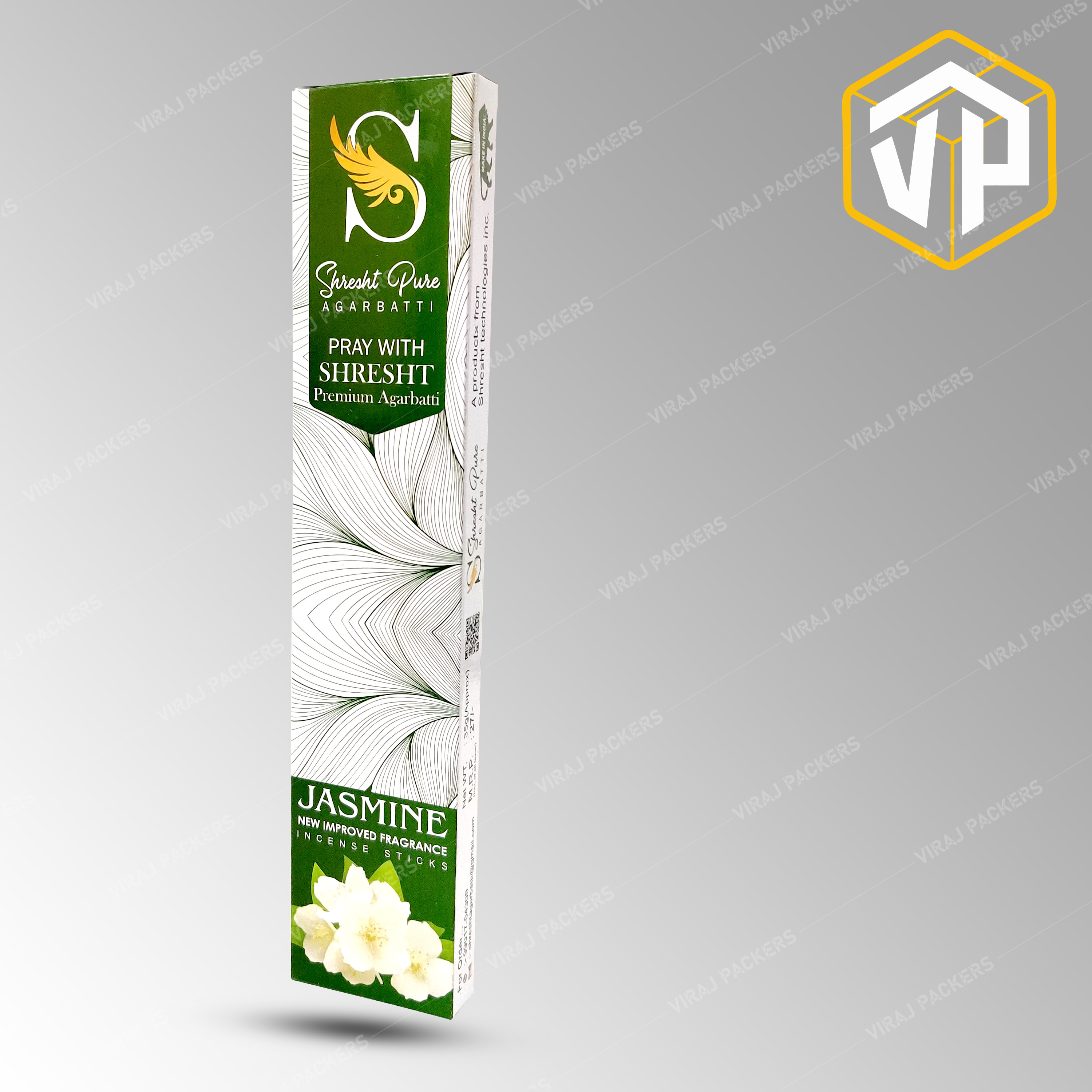 Customized Incense Stick Packaging Box - Eco-friendly Kraft Paper 12x2x2 Inches Uv Offset Printing Custom Inserts For Protection