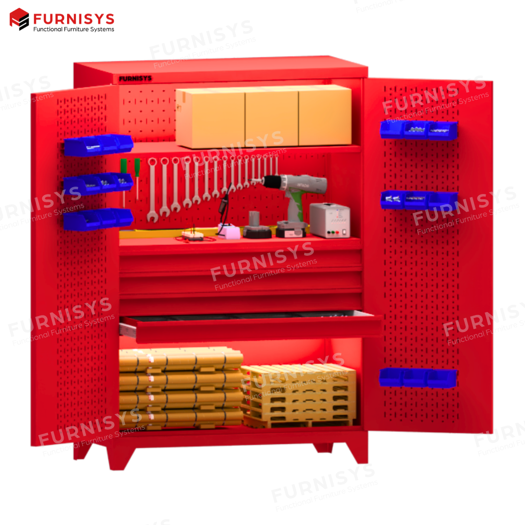 Mild Steel Tool Cabinet Cupboard