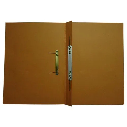 Office Spring File - Durable Paper Material, Standard Rectangular Shape | Reliable Document Organizer with Secure Spring Mechanism