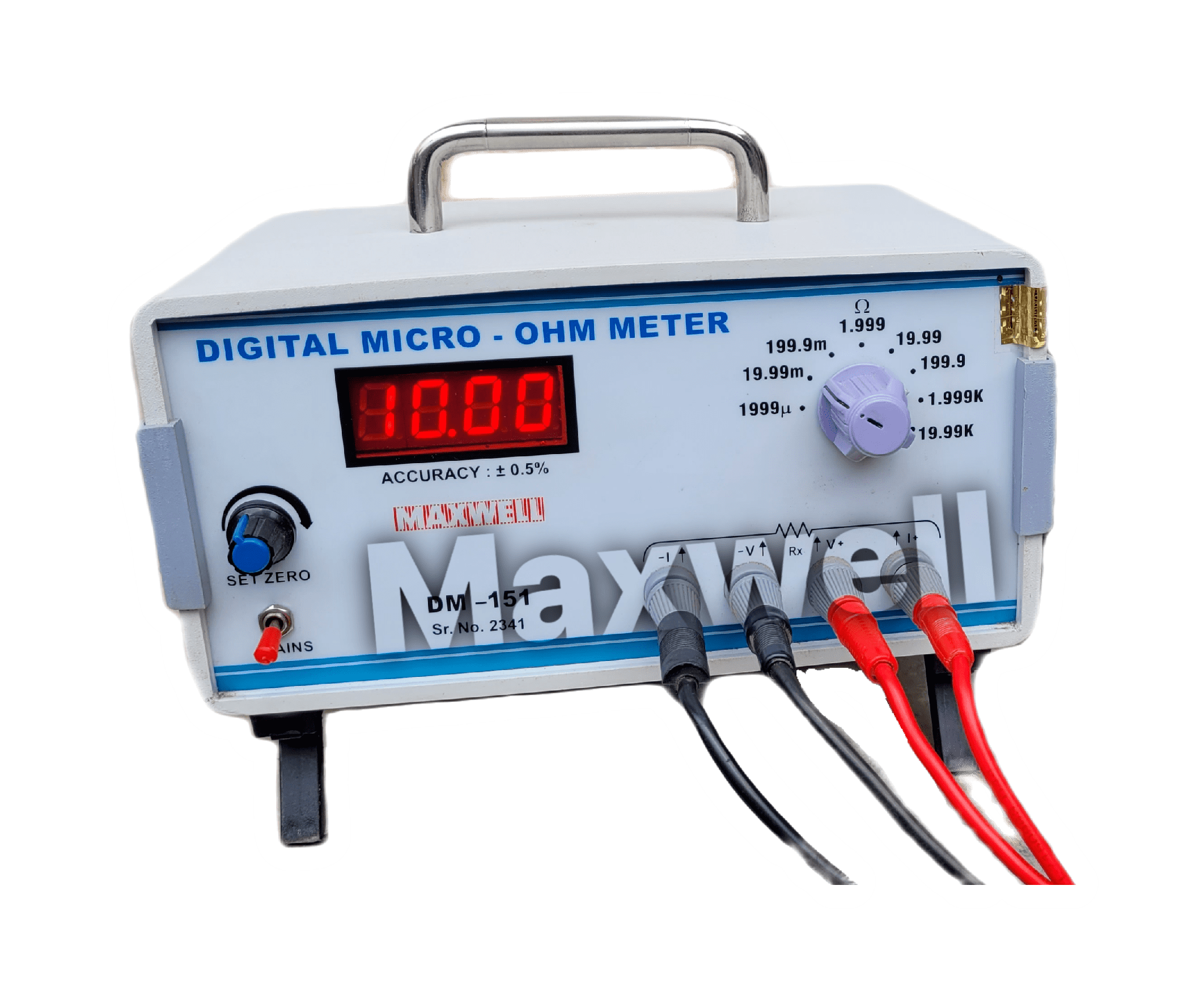 Digital Micro-ohm Ohm Meter