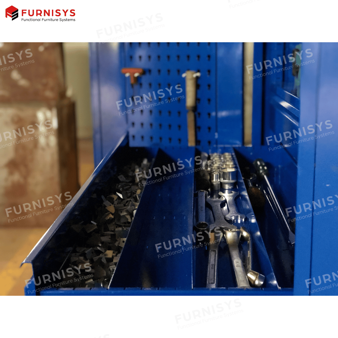 Blue/grey Ms Tool Storage Cupboard