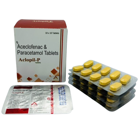 Aclopil - P | Aceclofenac And Paracetamol Combination For Effective Pain Relief, Fever Reduction, And Anti-inflammatory Action