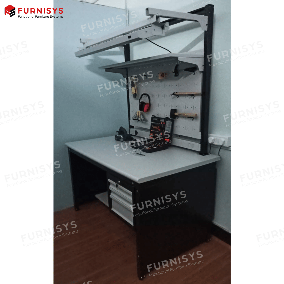 Mild Steel Table - Color: Silver