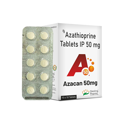 Azathioprine Tablets - 50 MG Strength | Immunosuppressive Drug for Autoimmune Diseases, Easy to Swallow, Pack of 100 Tablets