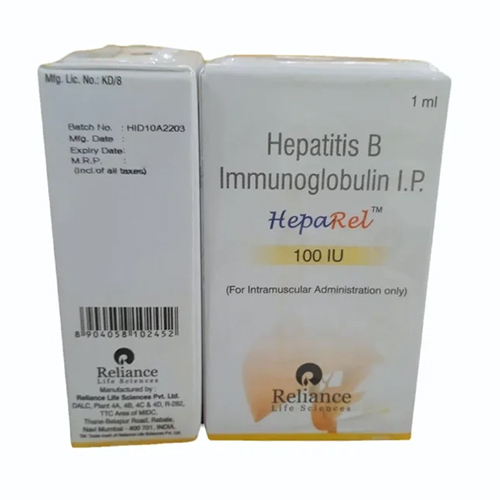 1 Ml Hepatitis B Immunoglobulin Ip - Drug Type: Injection