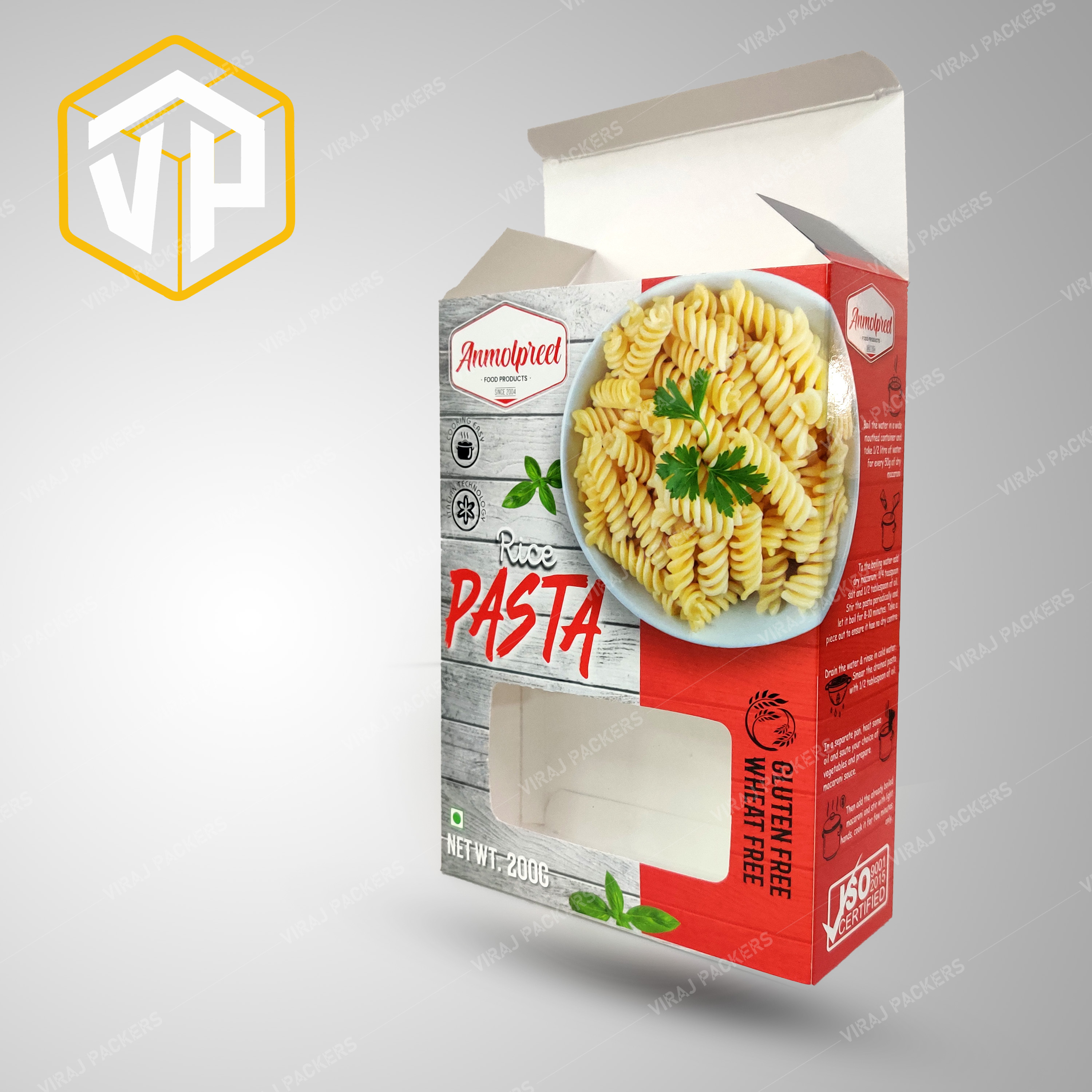 Pasta Packaging Box Manufacturer at Best Price in Ludhiana | Viraj Packers