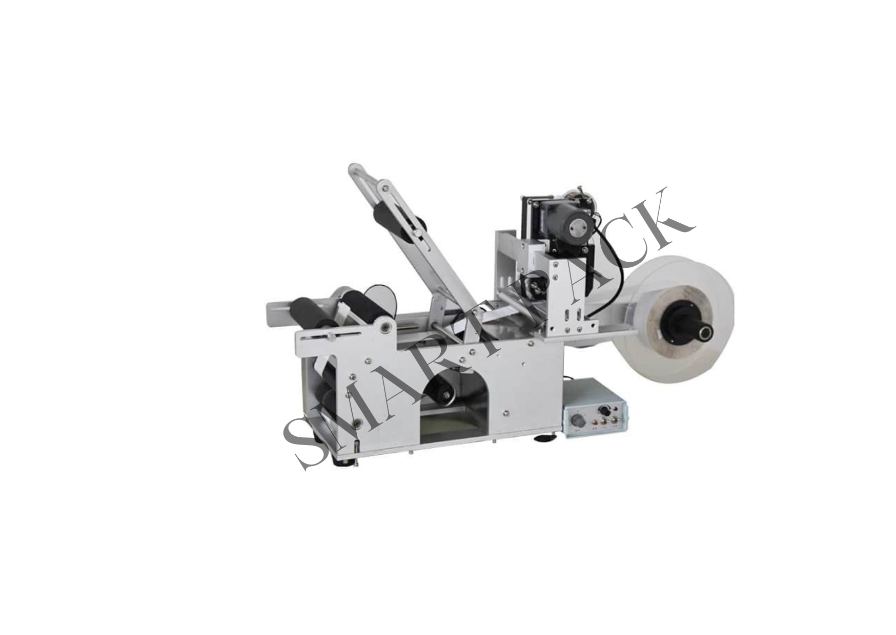 Round Bottle Sticker Labeling Machine - Stainless Steel, Semi-automatic With Frequency Speed Control | Computerized Design, 1-year Warranty, Efficient Labeling System