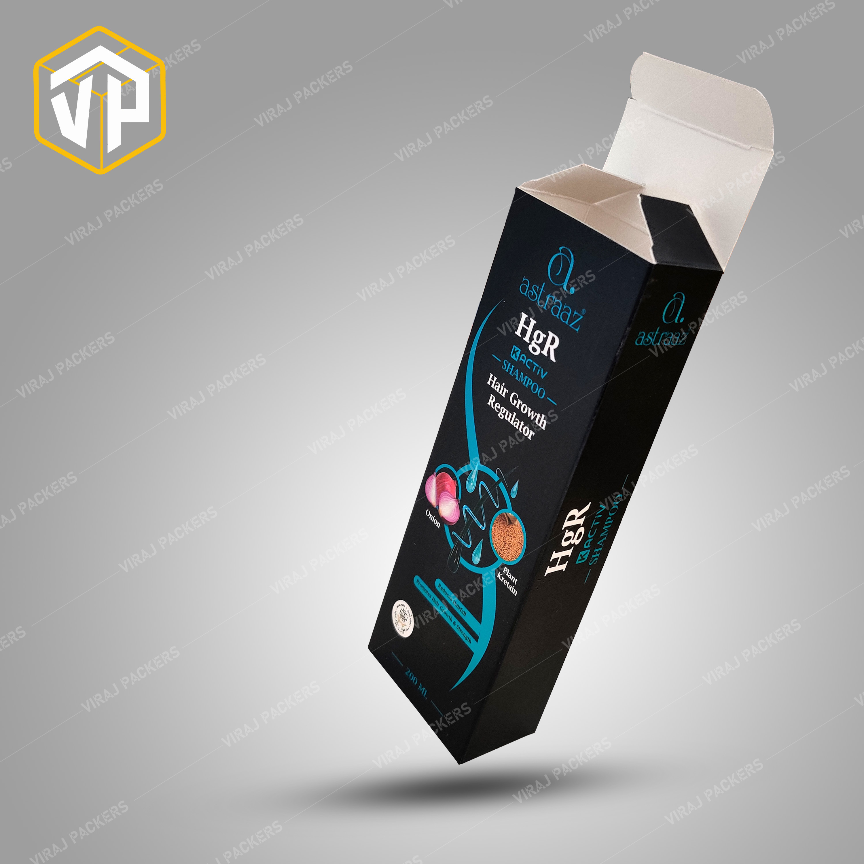 Customized Shampoo Packaging Box Manufacturer - Paper Material, Custom Size, Glossy Lamination Finish | Uv Offset Printing, Eco-friendly Design, Secure Closure Features