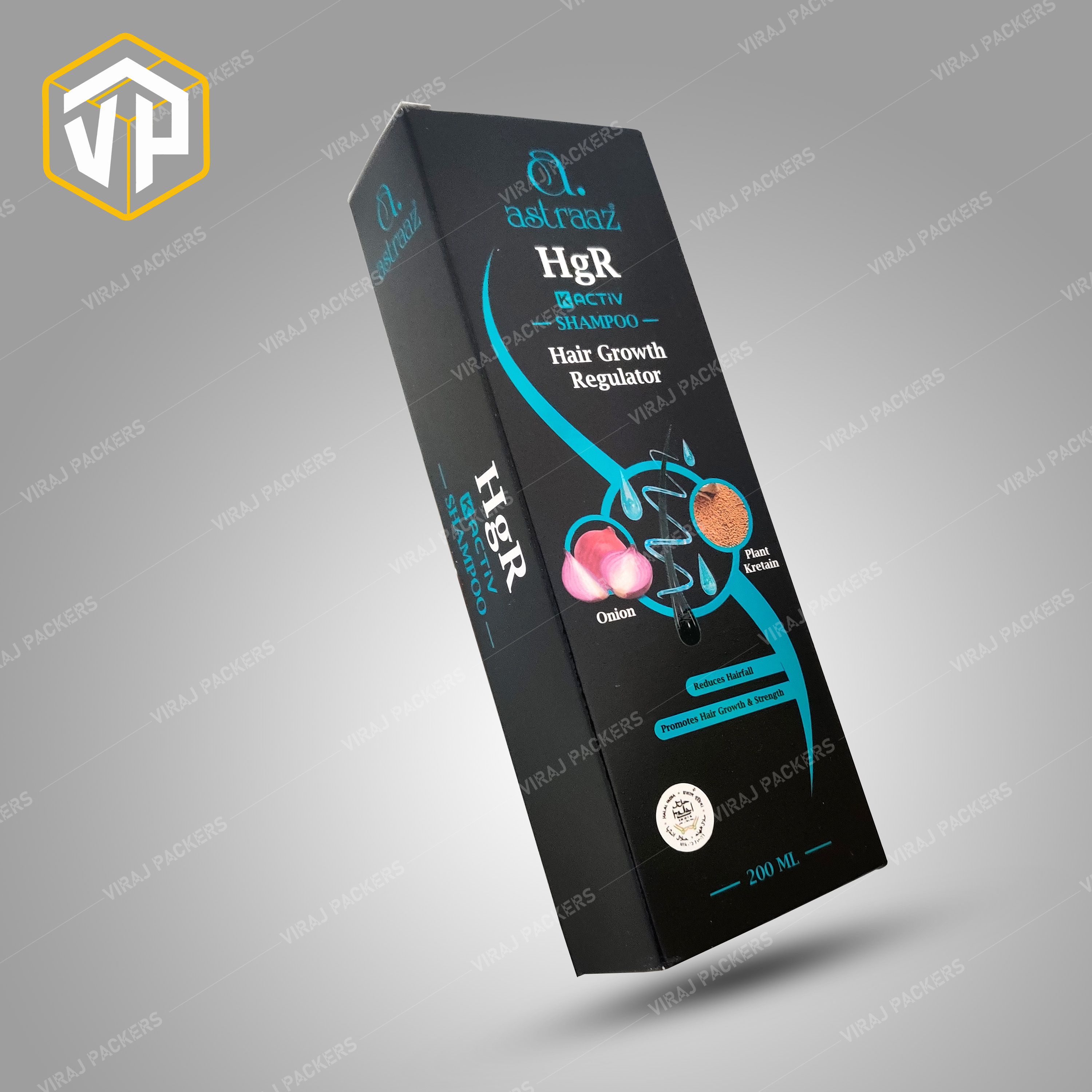 Customized Shampoo Packaging Box Manufacturer - Paper Material, Custom Size, Glossy Lamination Finish | Uv Offset Printing, Eco-friendly Design, Secure Closure Features