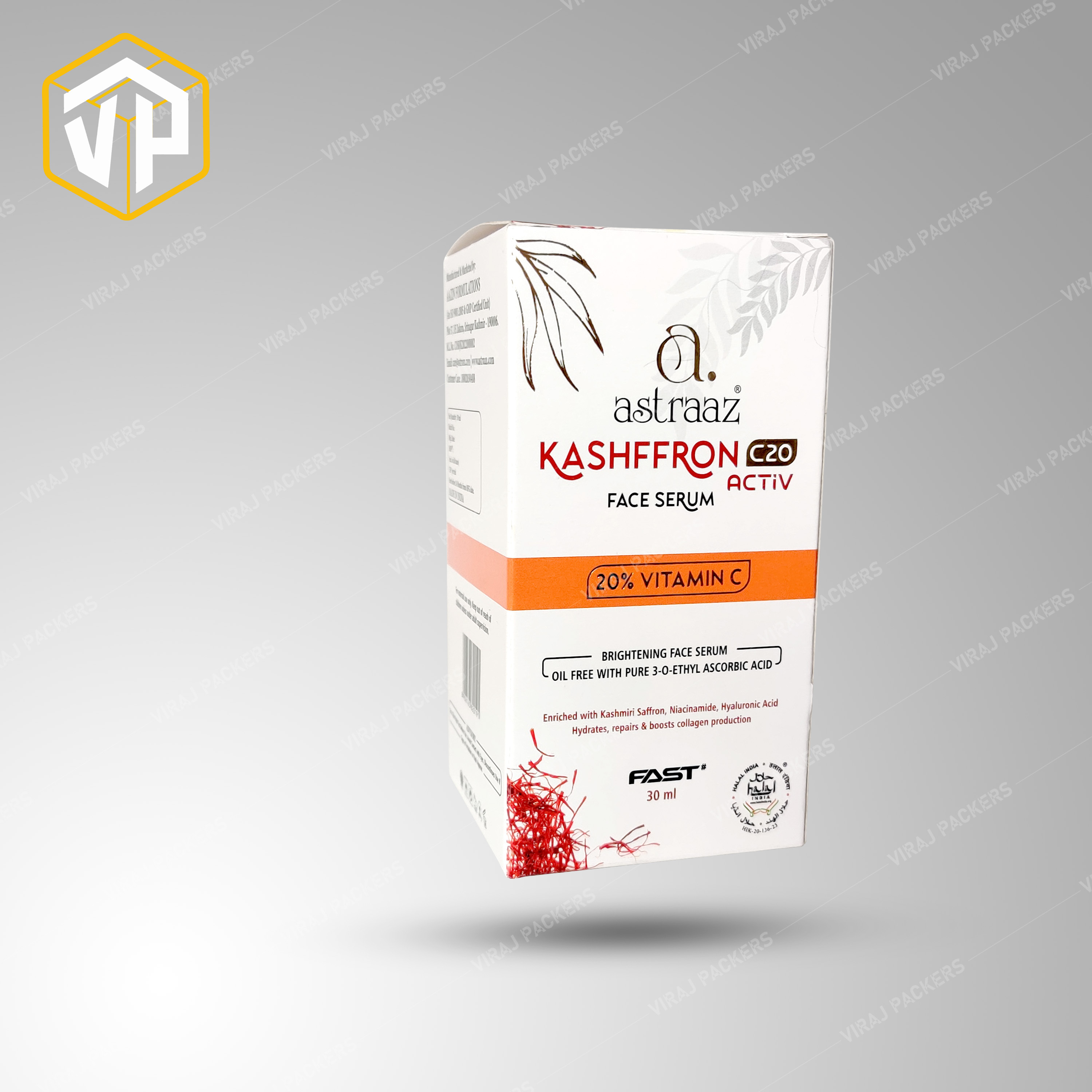 Customized Face Serum Packaging Box Manufacturer - Paper Material, Customized Size, Rectangular Shape, Glossy Lamination, Uv Offset Printing | Eco-friendly, Custom Inserts, Secure Closures