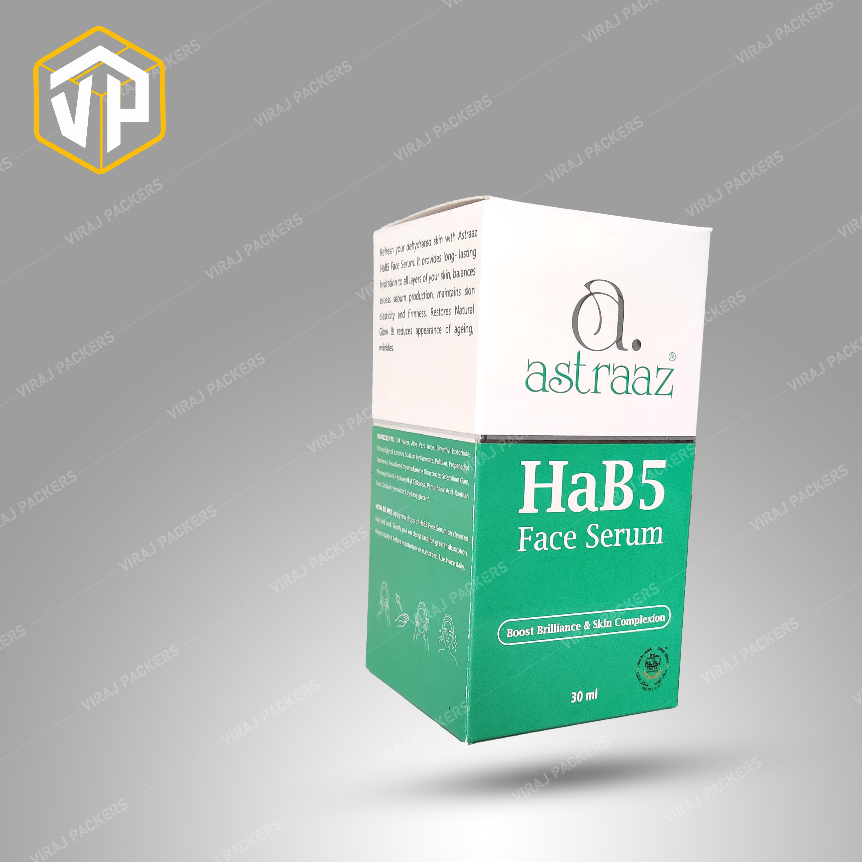 Customized Face Serum Packaging Box Manufacturer - Paper Material, Customized Size, Rectangular Shape, Glossy Lamination, Uv Offset Printing | Eco-friendly, Custom Inserts, Secure Closures