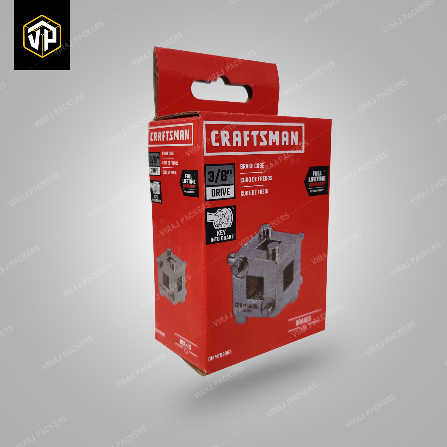 Customized Brake Cube Packaging Boxes - High-quality Paper, Various Sizes Available, Glossy Lamination Finish, Uv Offset Printing, Secure Closure Mechanisms, Eco-friendly Materials, Custom Inserts For Protection