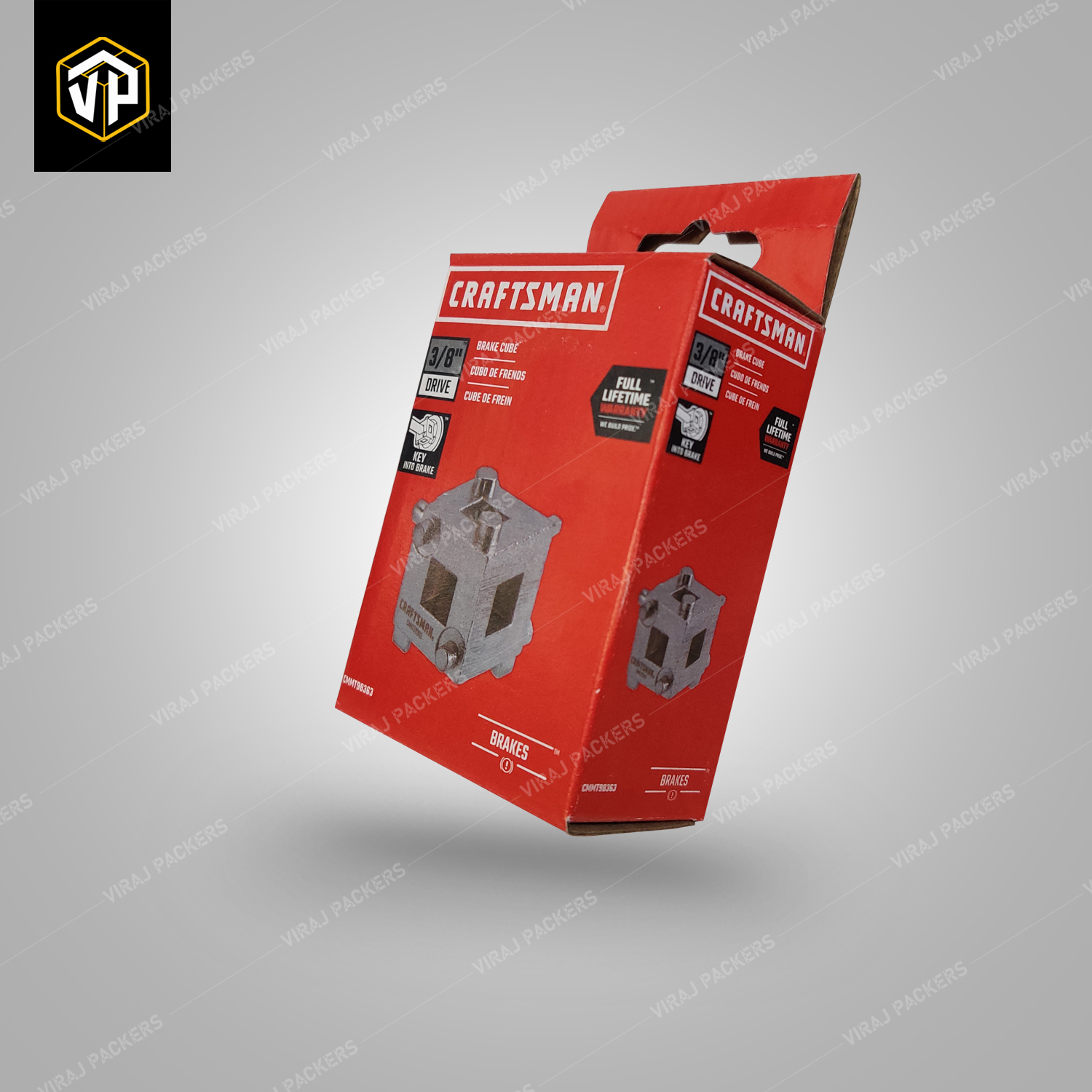 Customized Brake Cube Packaging Boxes - High-quality Paper, Various Sizes Available, Glossy Lamination Finish, Uv Offset Printing, Secure Closure Mechanisms, Eco-friendly Materials, Custom Inserts For Protection