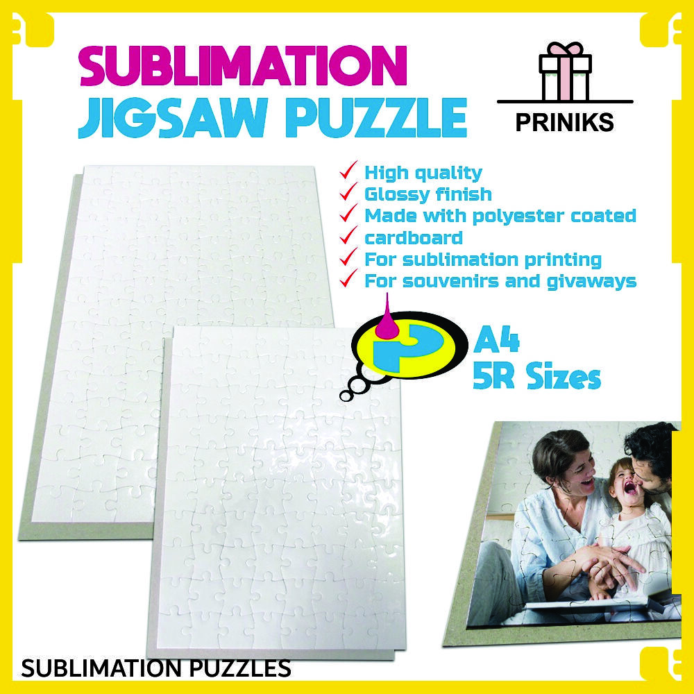 Sublimation Jigsaw Puzzles A4 Size