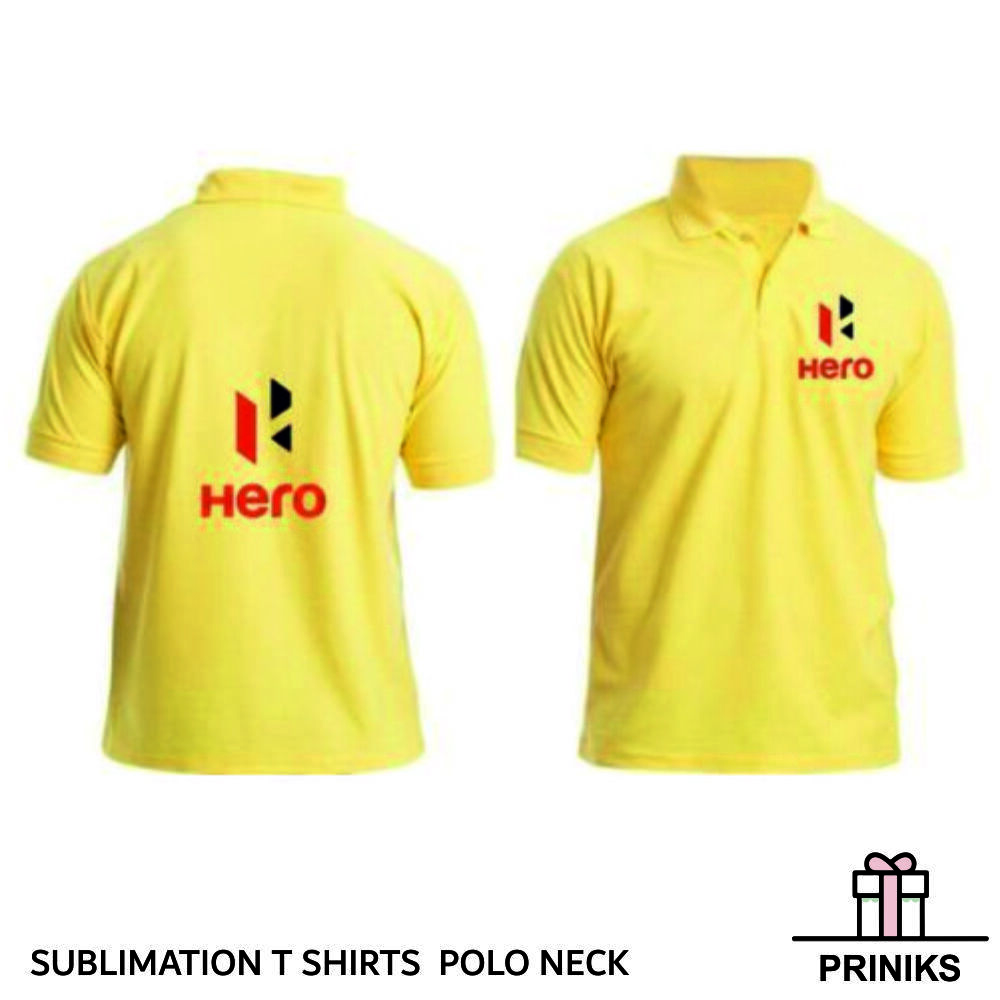 Sublimation T Shirts Polo Neck
