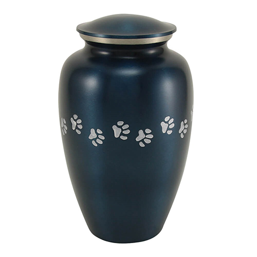 जानवरों की राख के लिए एल्युमिनियम पालतू शवदाह कलश