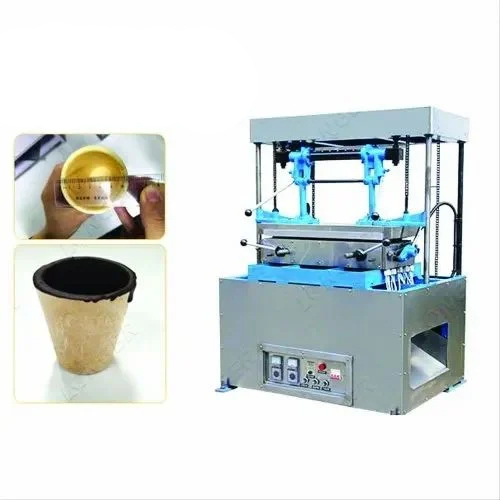 Aluminium Edible Tea Cup Making Machine - Material: Mild Steel