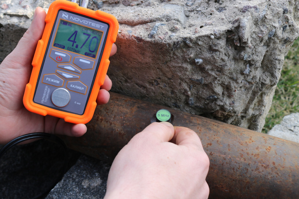 Ultrasonic Thickness Gauge Novotest Ut-1m - High Accuracy Measurement Tool | Non-destructive Testing, Industrial Use