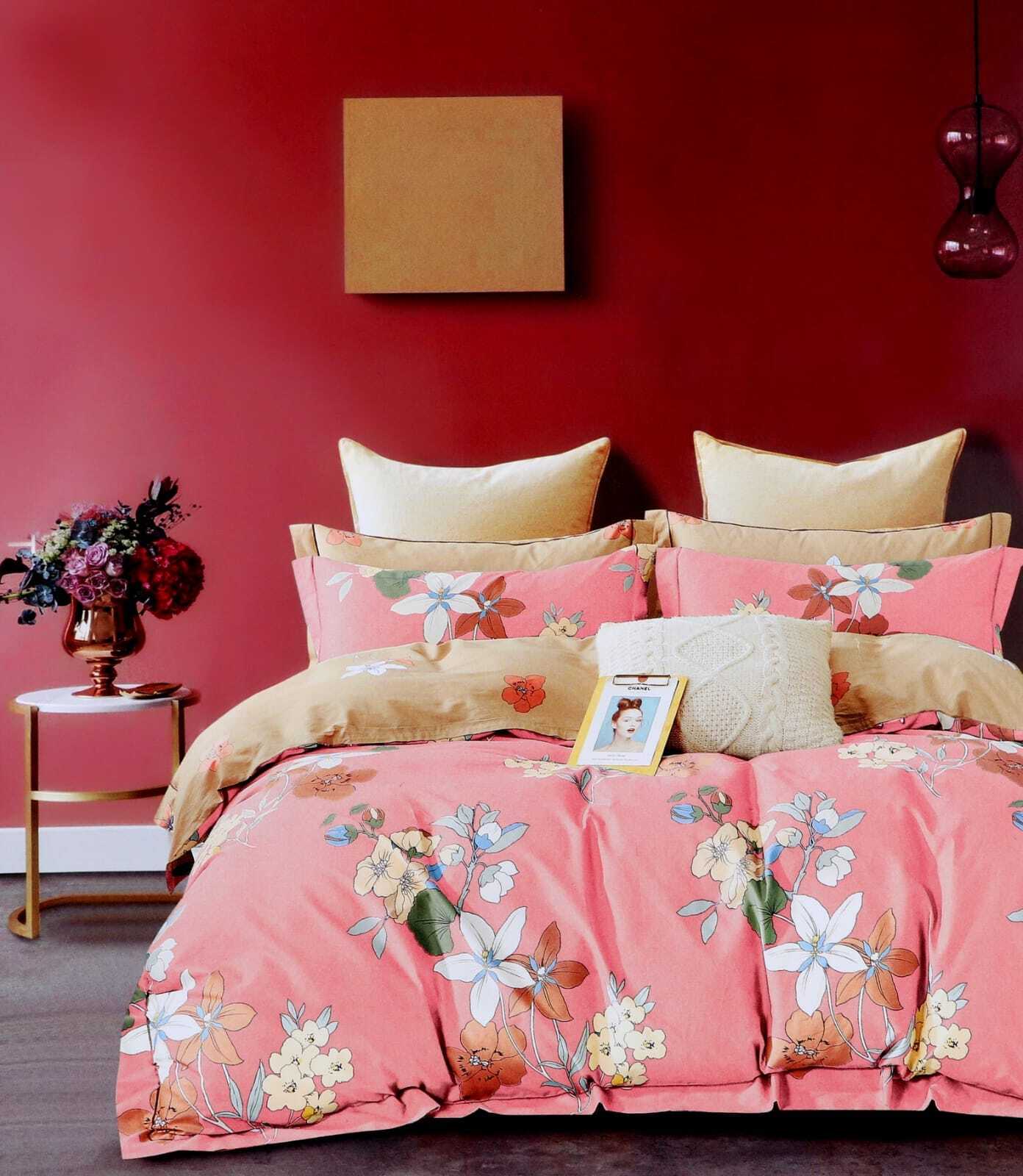 Trends 2+2 Single Bedsheet - 60x90 Inches, Polyester Material, Includes 2 Pillow Cases 46x69 Inches, Ideal For Home And Hotel Use