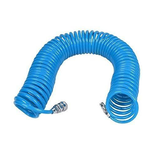 Pneumatic Spiral Pipe - Standard Size, Blue Color | Industrial Usage, Versatile Design for Efficient Airflow Systems