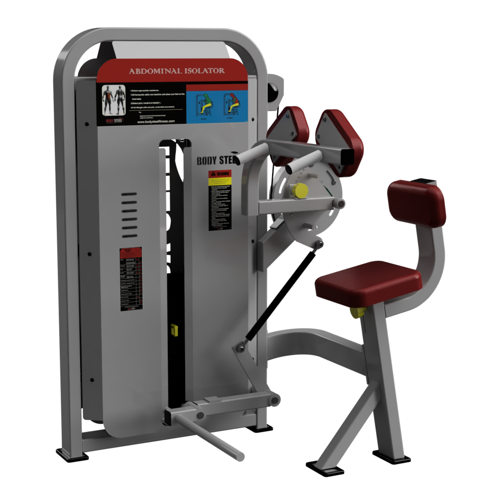 Abdominal Isolator - Body Steel, 49x38x60 Inches | Customizable Pu Foam Seat, Mig Welding Technology, Commercial Grade Fitness For Chest And Abdominal Exercises