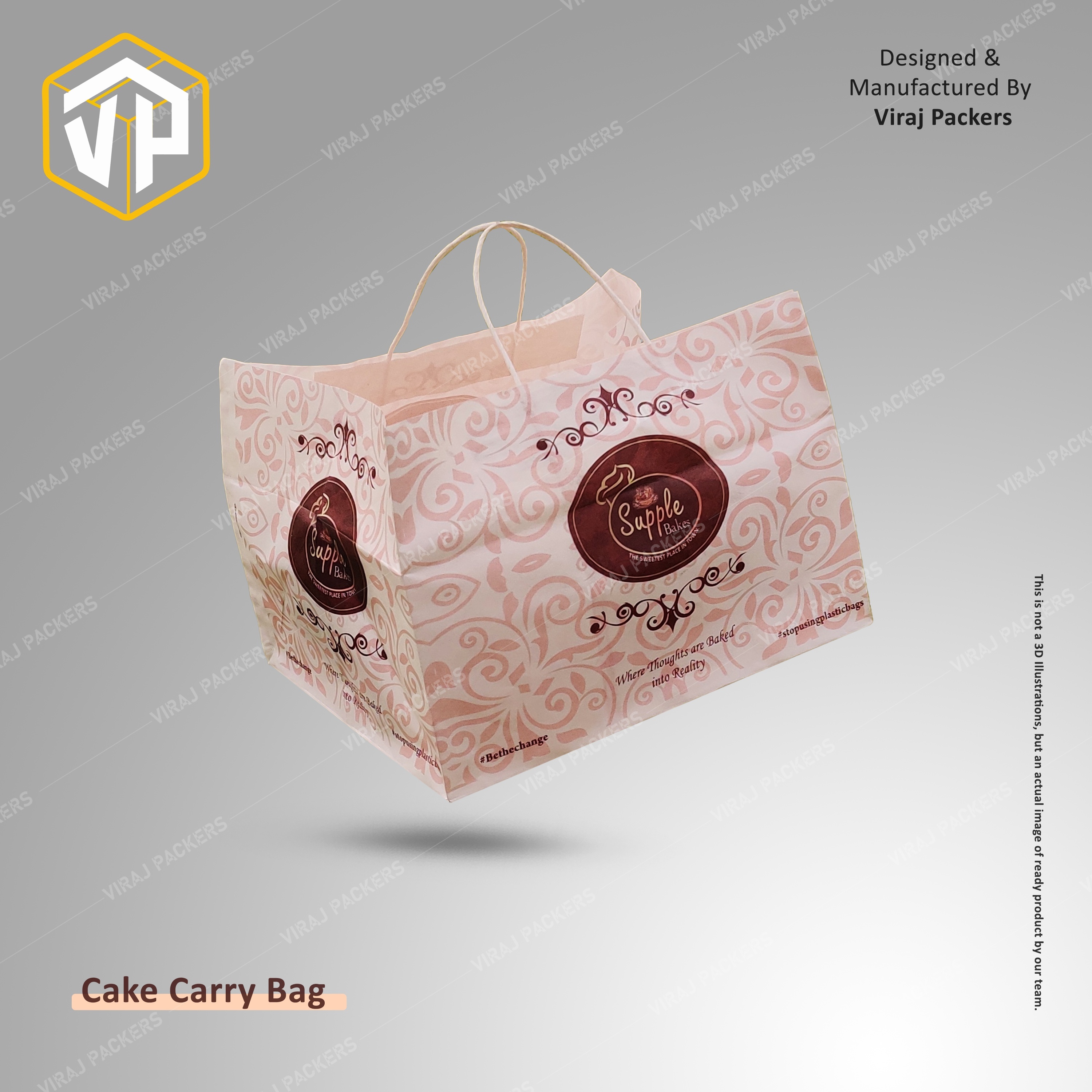 Cake Carry Bag Manufacturer - Food-grade Paper, Moisture-resistant, Customizable Design With Window Cut-outs, Portable With Insulated Compartments 