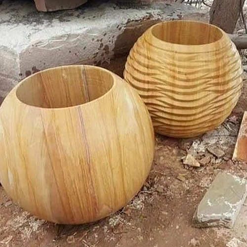 Stone Flower Pot - Color: Different Available
