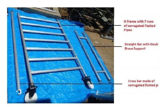 Aluminnium Scaffolding Ht : 6meter