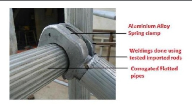 Aluminnium Scaffolding Ht : 6meter