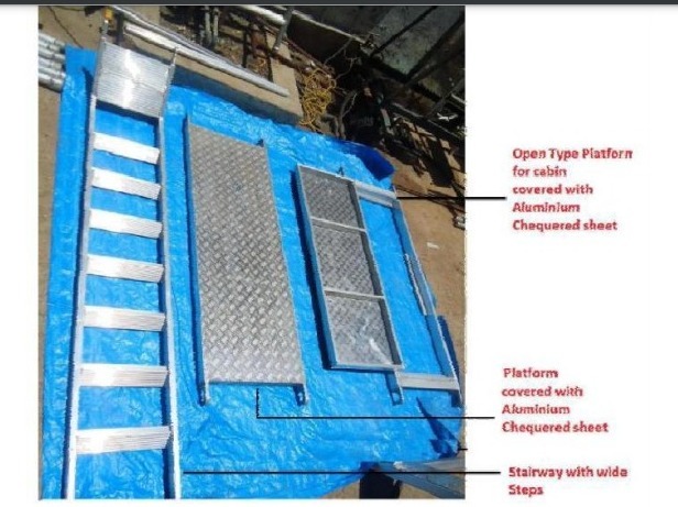 Aluminnium Scaffolding Ht : 6meter