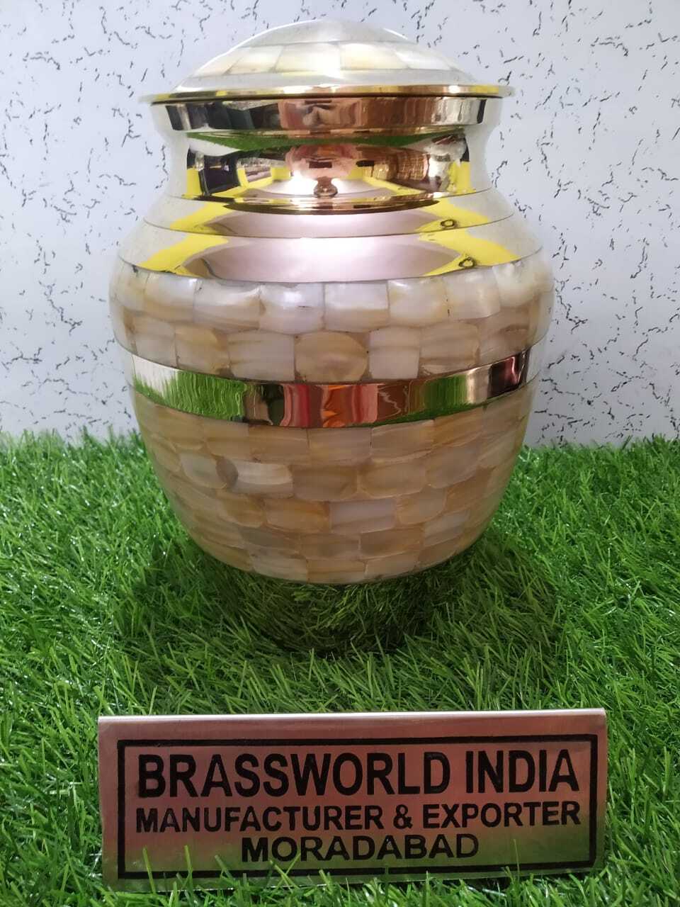 Brass Cremation Wholesale Urn By Brassworld India