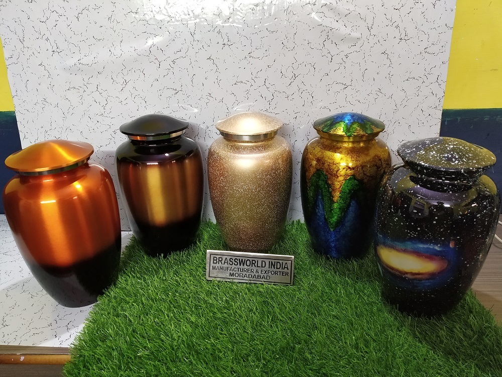 Brass Cremation Wholesale Urn By Brassworld India