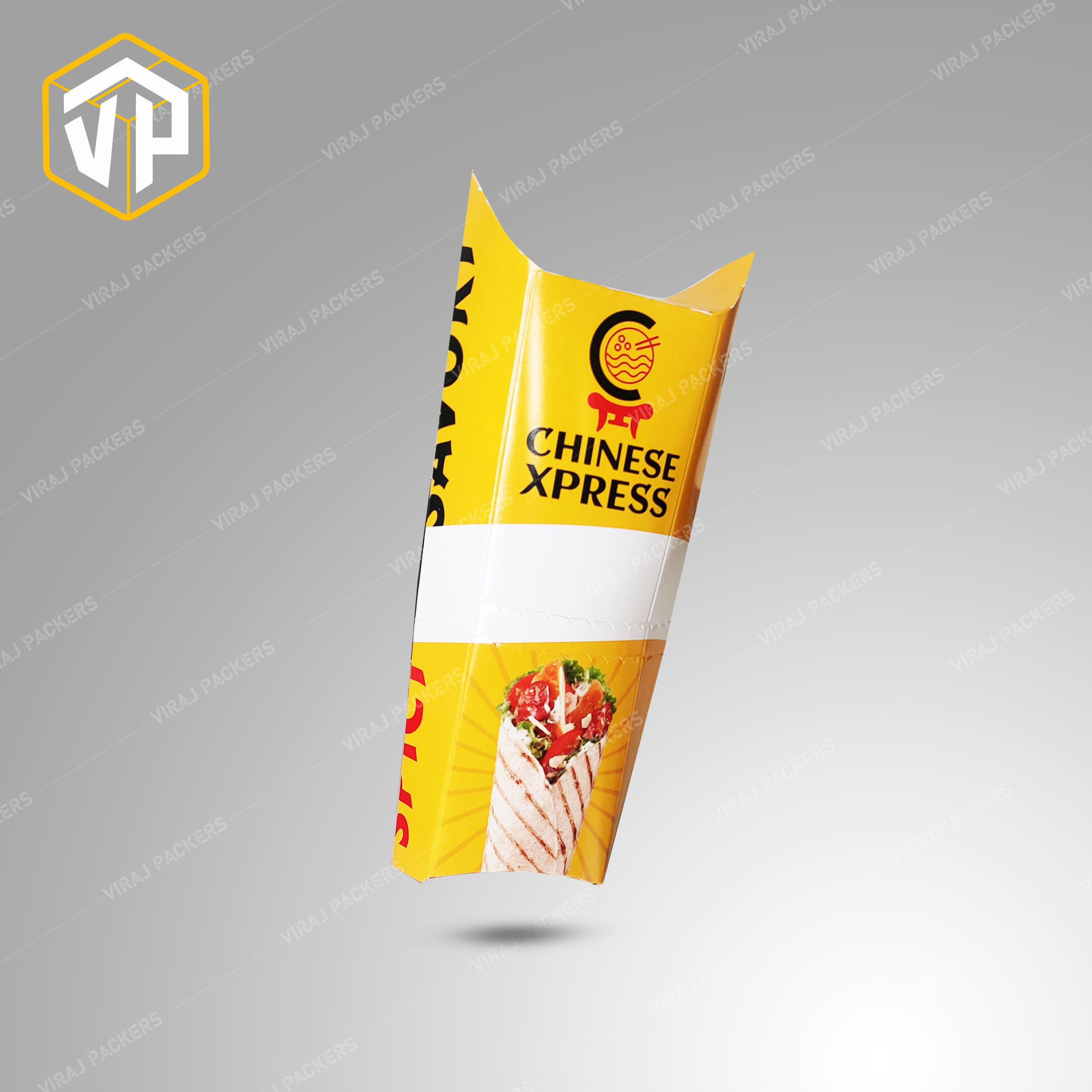 Wrap Boxes Manufacturer - Eco-friendly, Customizable Dimensions , Secure Fold-and-lock Closure And Grease-resistant Interior For Enhanced Food Presentation