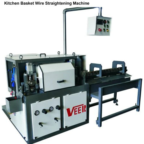 Kitchen Basket Wire Straightening Machine - Color: White And Grey