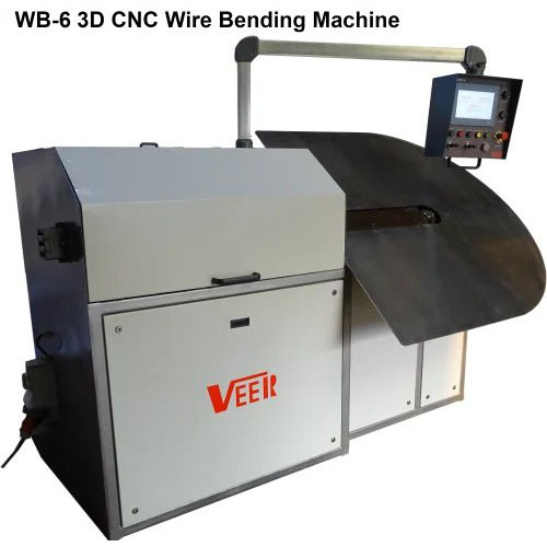 Wb-6 3d Cnc Wire Bending Machine - Color: Silver