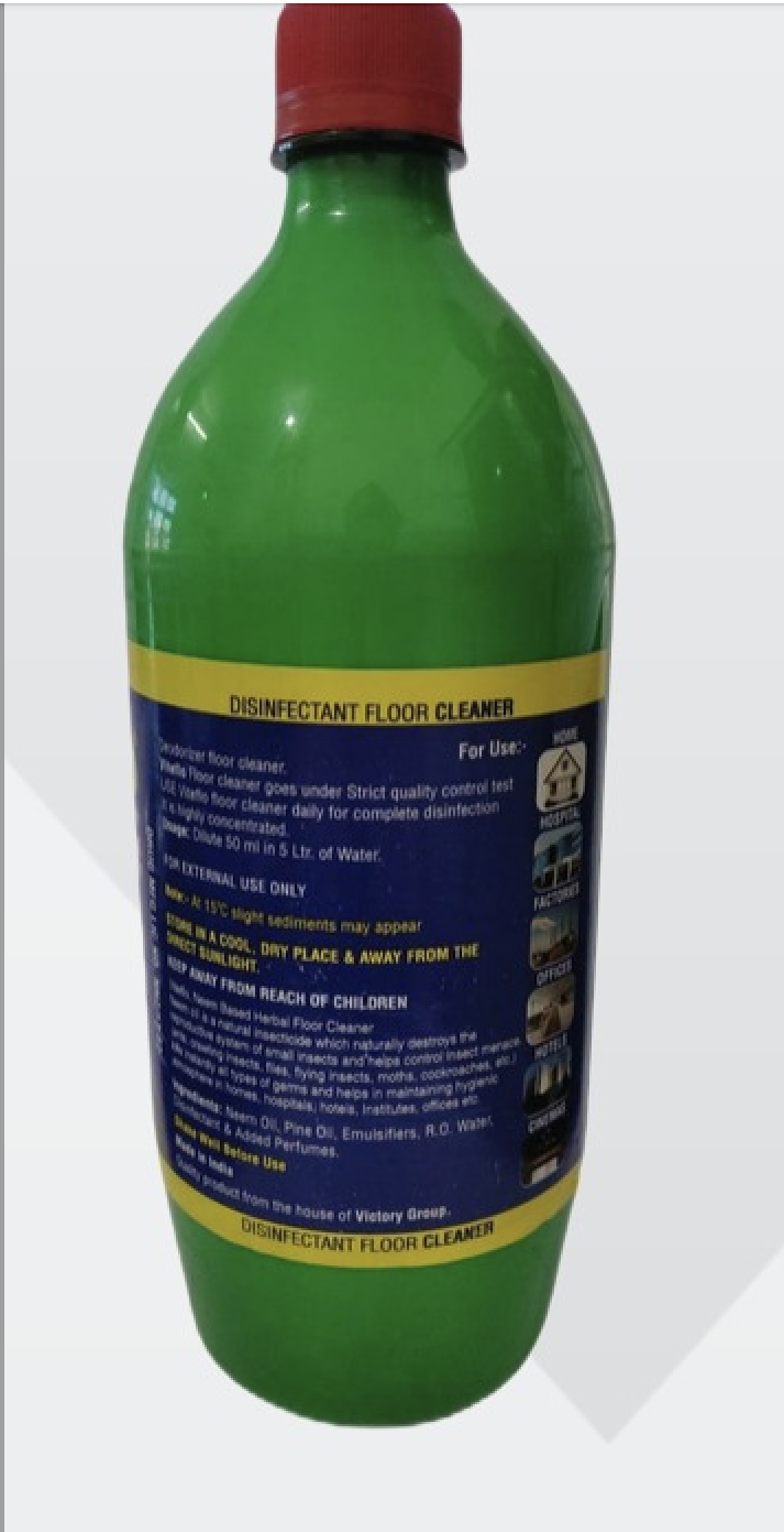 Viteflo Neem Based Herbal Floor Cleaner 1l - Plastic, 1l , Green, Industrial Disinfectant With Neem & Essential Oils For Insect Control